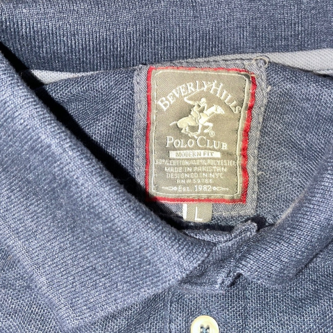 Beverly Hills Polo Club Shirt Modern Fit Size L