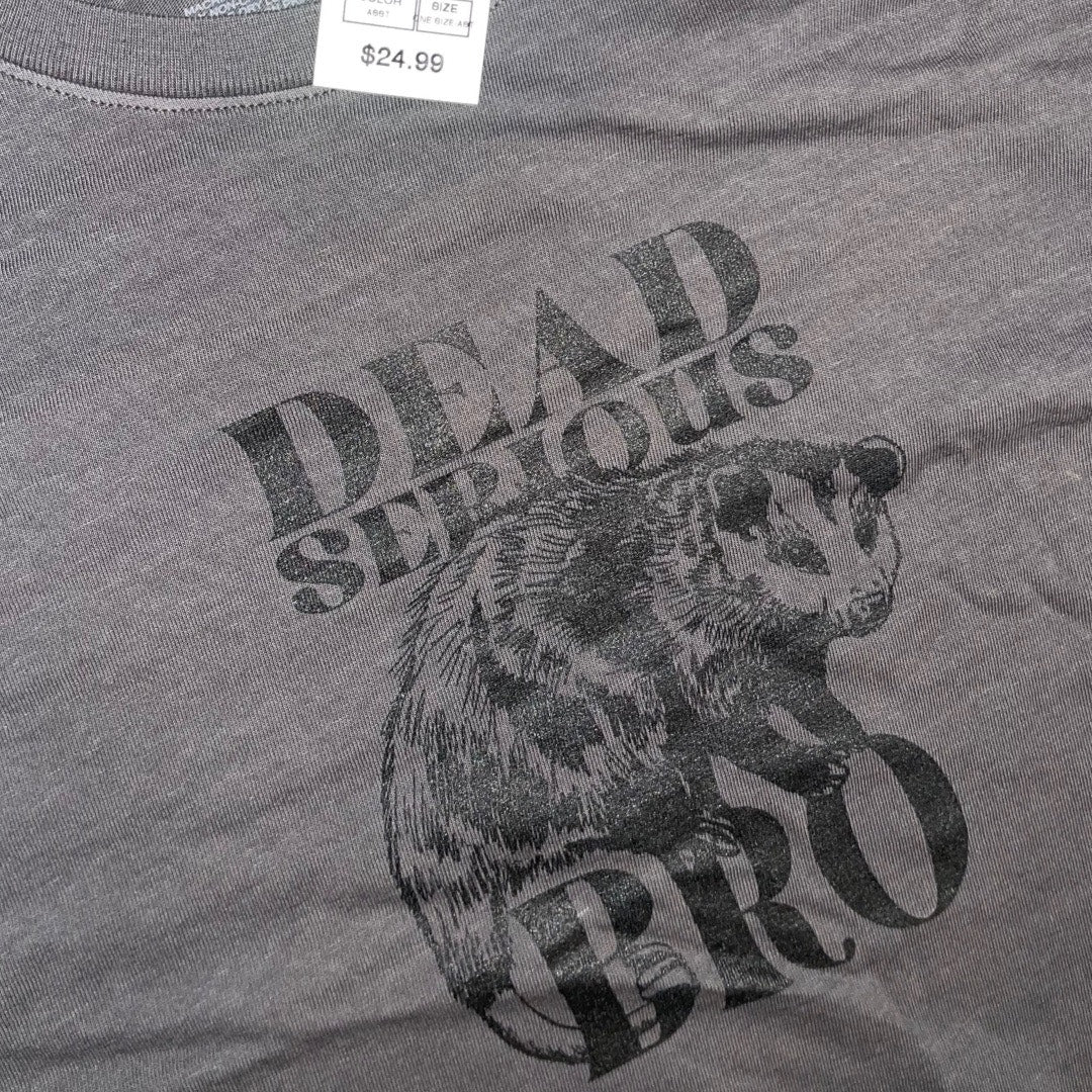 Zumiez Dravus Dead Serious Gray Men's T-Shirt NWT