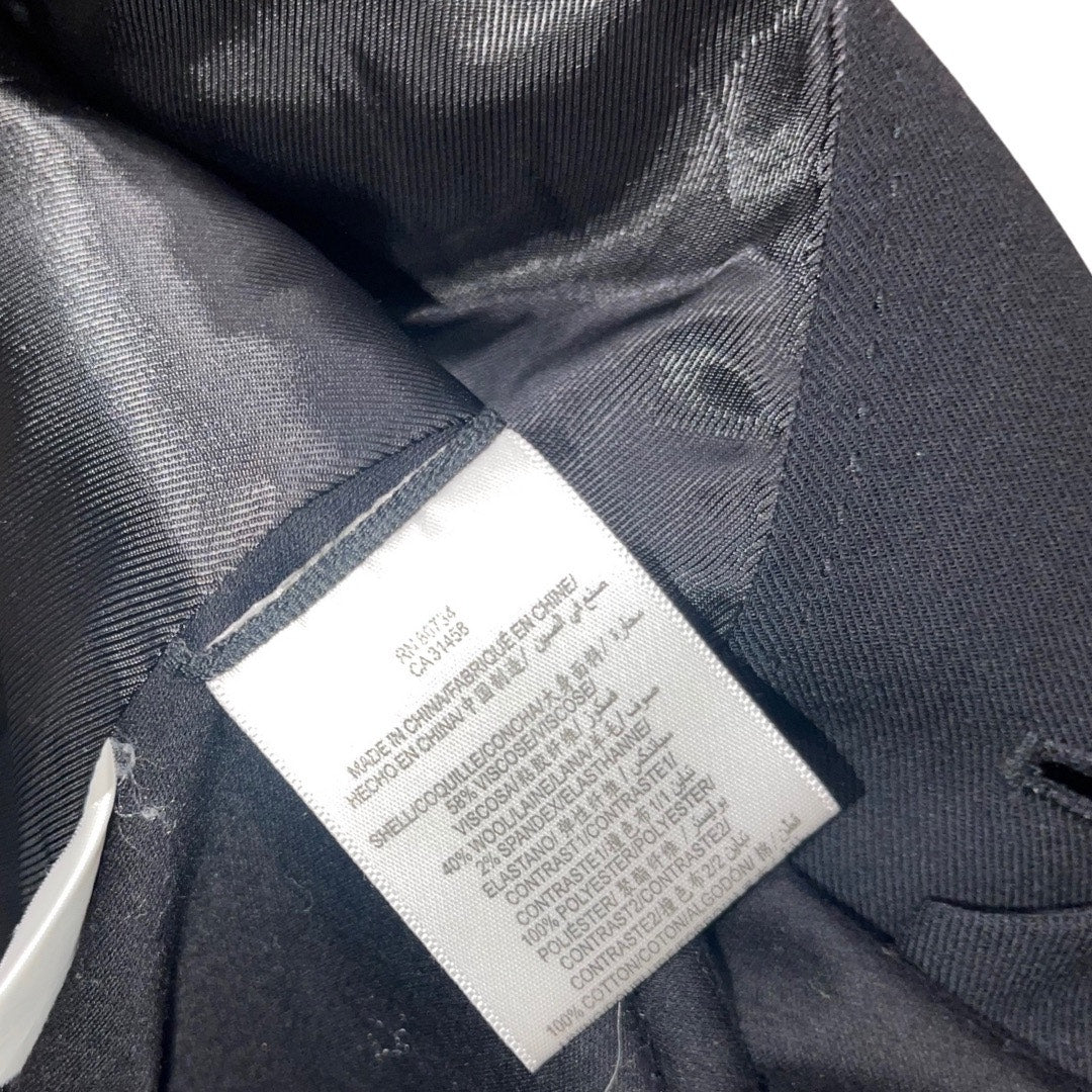 BCBGMAXAZRIA Black Tuxedo Vest Blazer Workwear Career Professional Size Medium