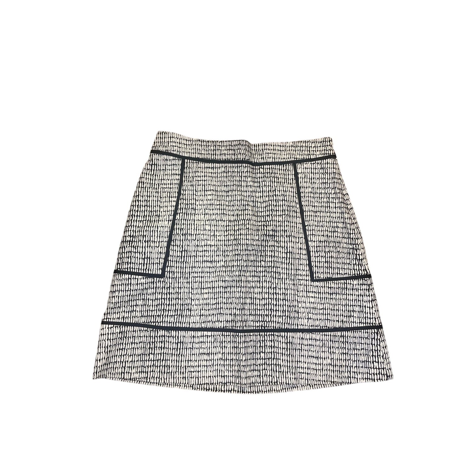 Ann Taylor Factory Black White Skirt Size 4 Pockets Preppy Academia