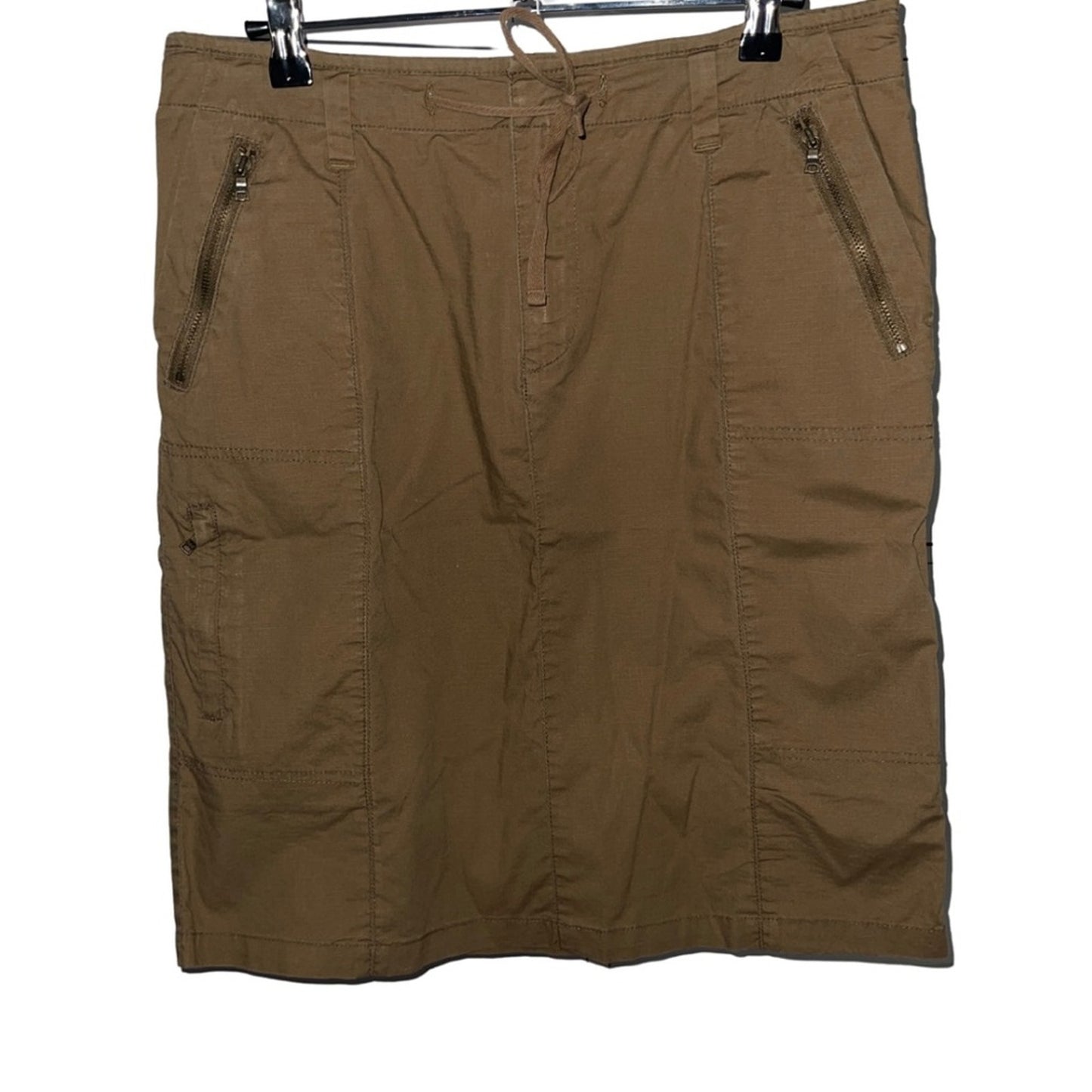 Vintage DownEast Brown Casual Cargo Style Skirt