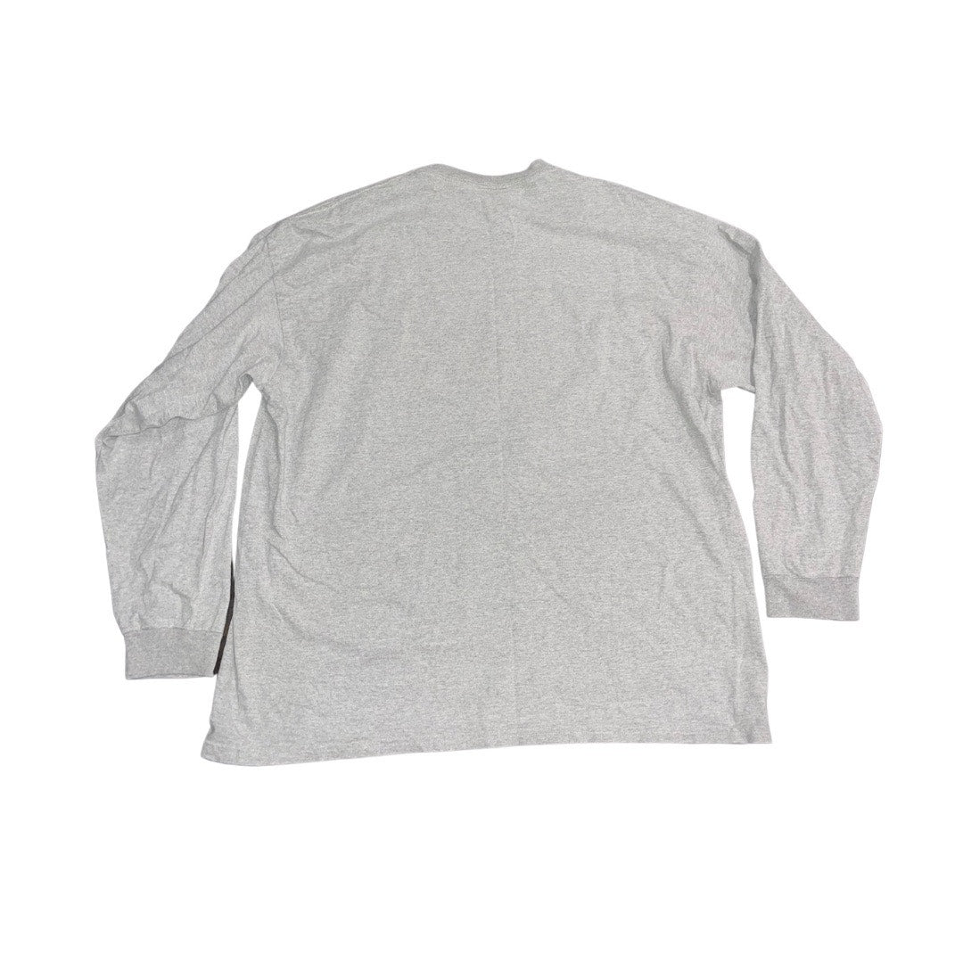 Vintage Gray Nike Research Lab Velocity Basketball Long Sleeve T-Shirt Size XXL