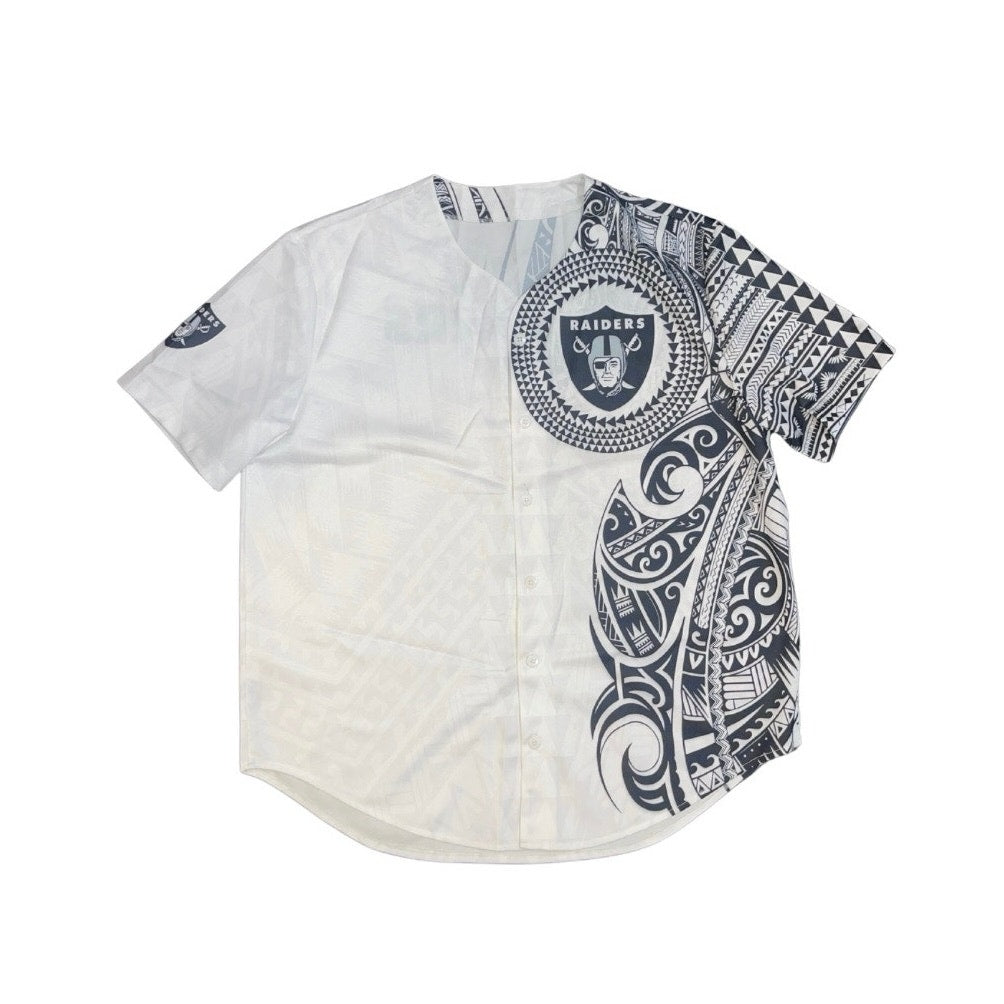 Las Vegas Raiders Baseball Jersey Size Large