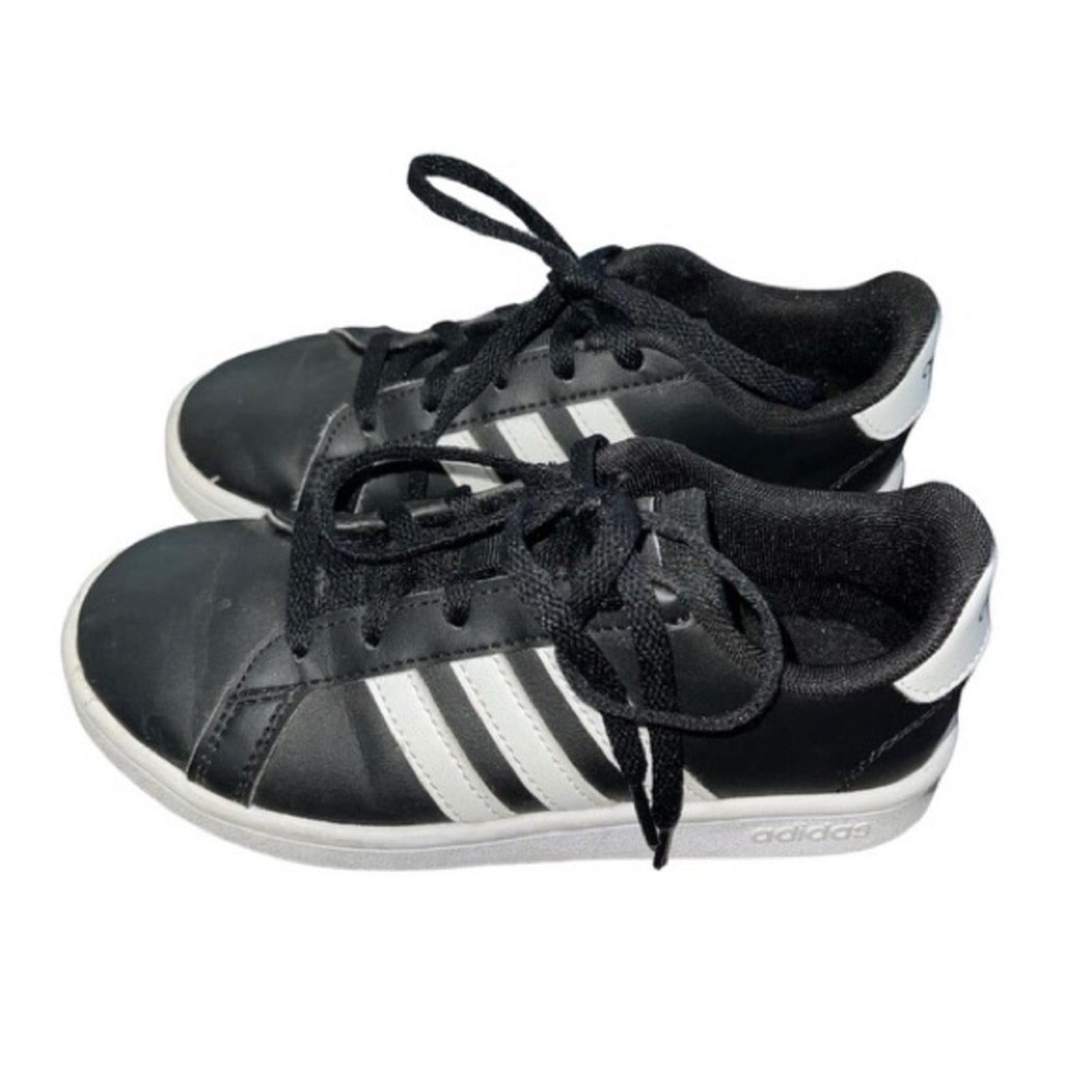 Adidas Kids Boys grand court k wide Tennis Shoes Size 13