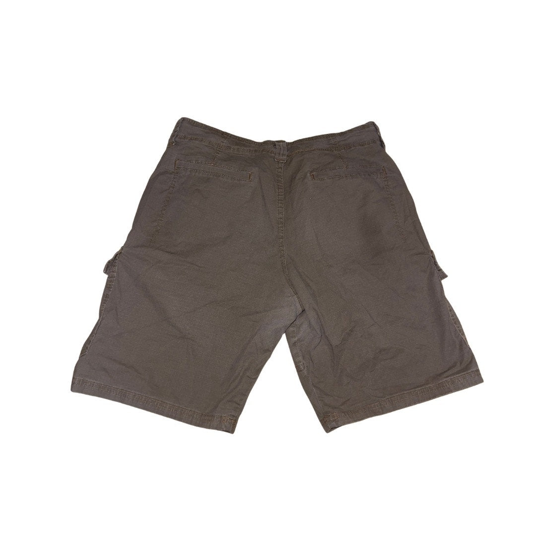Wrangler Relaxed Fit Men's Cargo Pocket Shorts Brown Size 32