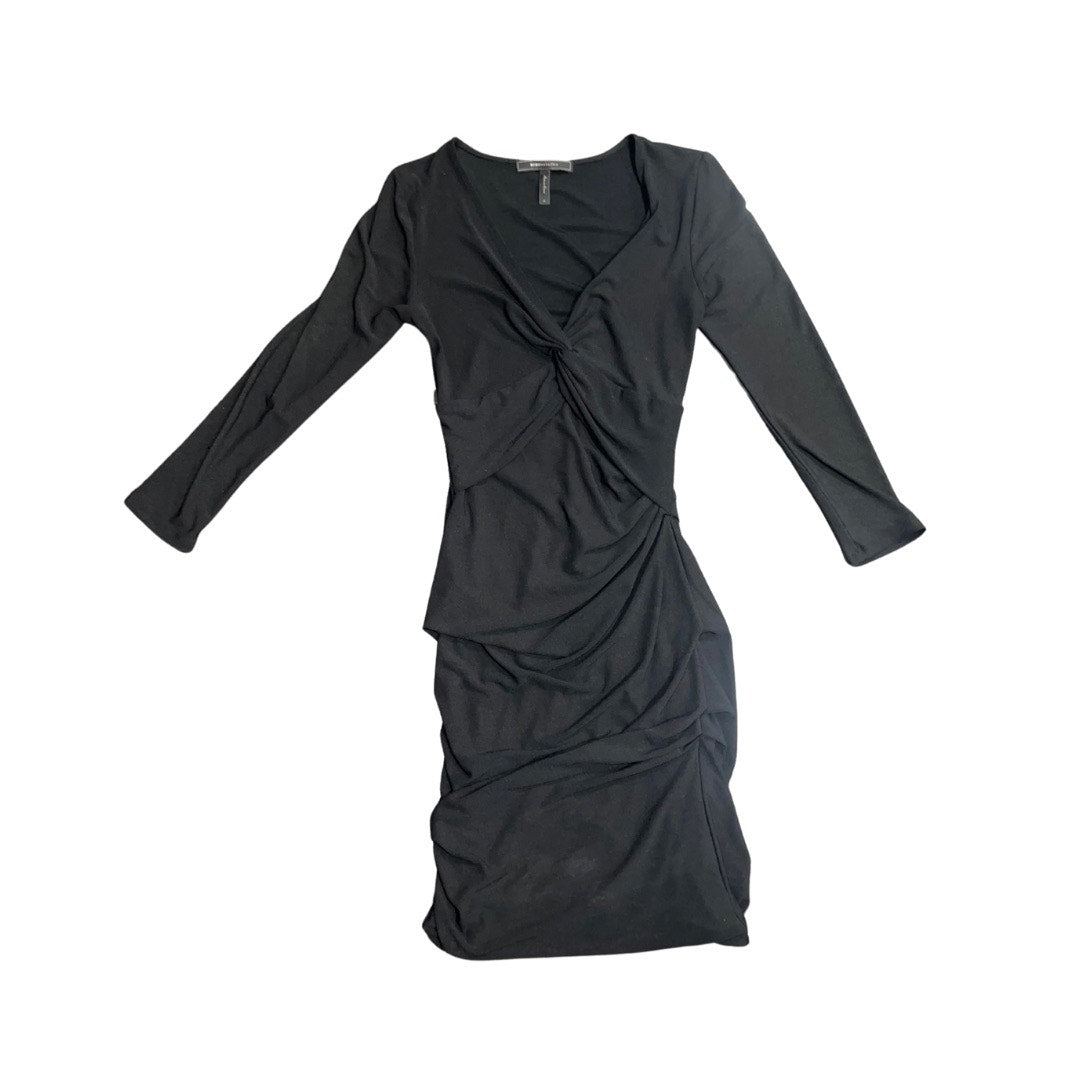 BCBGMAXAZRIA Dress Mid Length Ruched Cocktail Dress Date night Size Medium