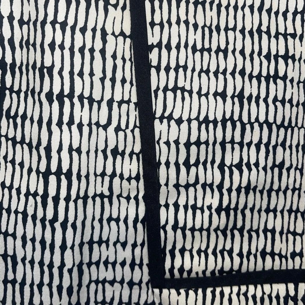 Ann Taylor Factory Black White Skirt Size 4 Pockets Preppy Academia