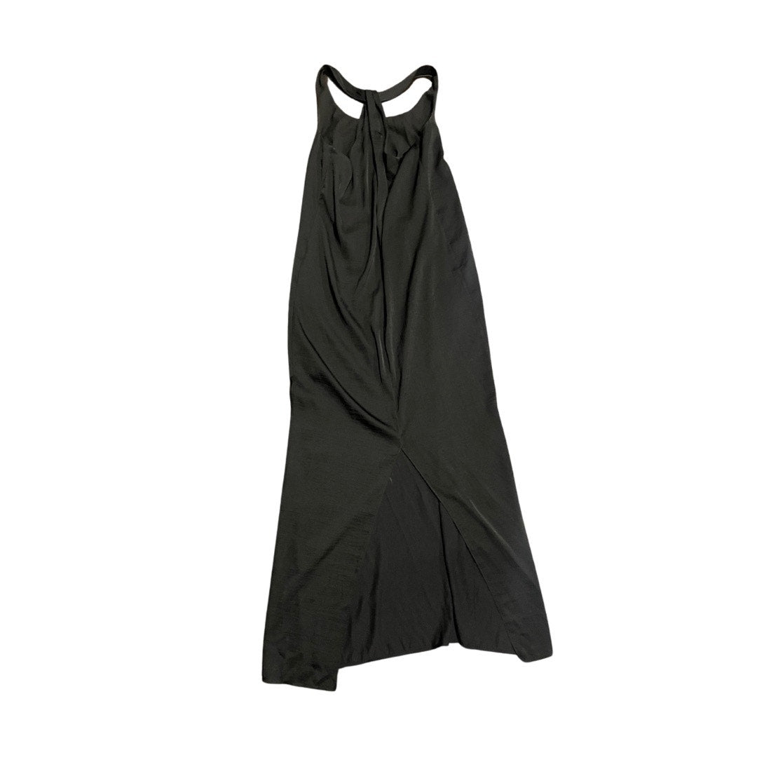 BCBGMAXAZRIA Black sleeveless with razor back knot sheath dress size M vacation