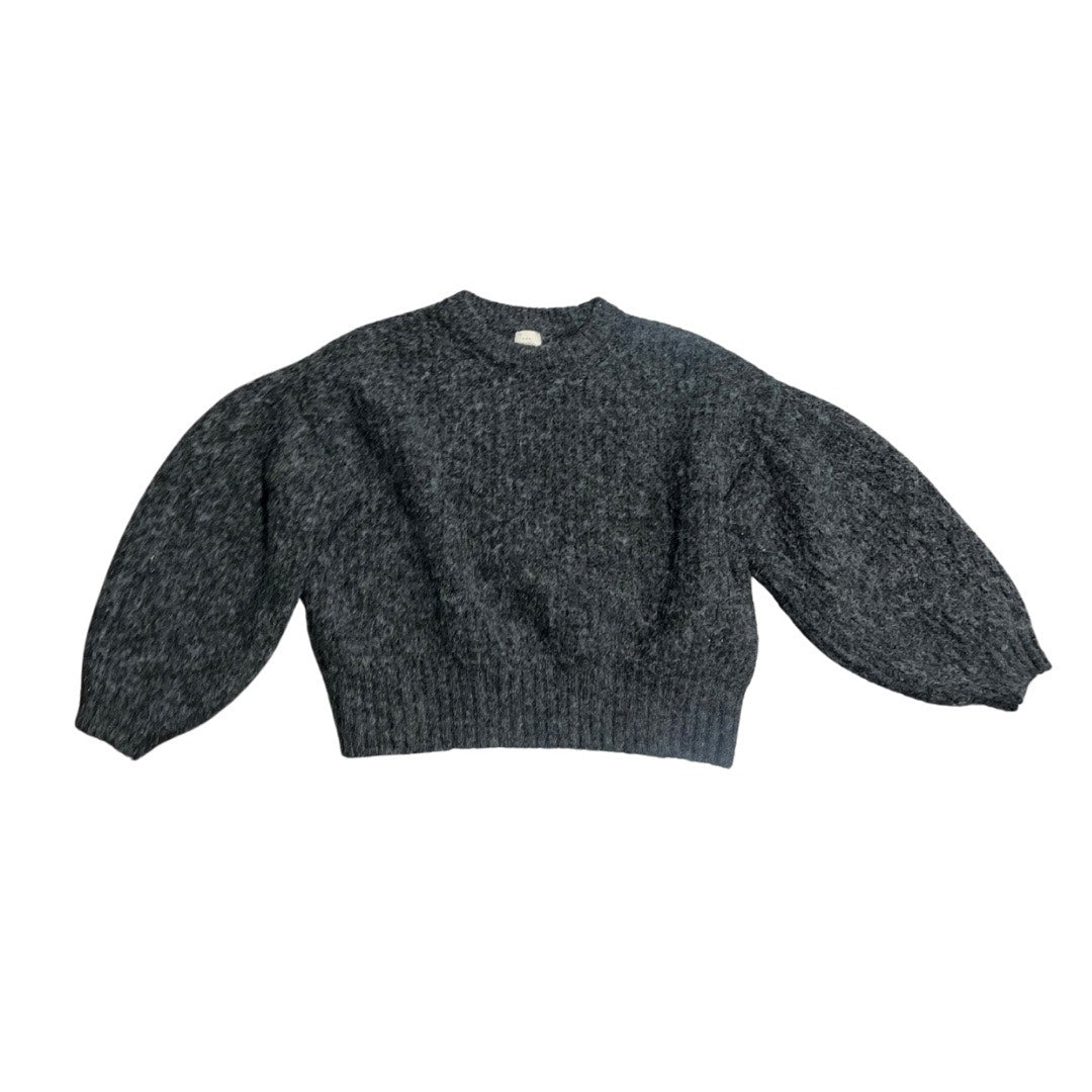 A New Day Fuzzy pullover Sweater oversized puffy Gray Size Medium