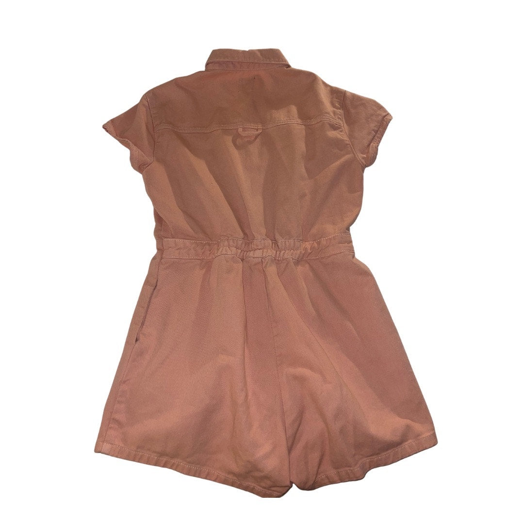 BDG Joey Urban Outfitters Salmon Pink Romper Shorts Jumpsuit Size Small