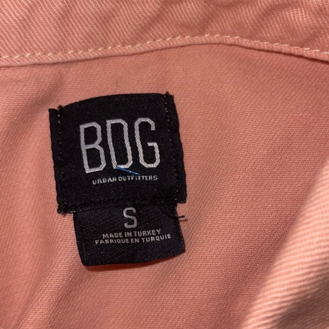 BDG Joey Urban Outfitters Salmon Pink Romper Shorts Jumpsuit Size Small