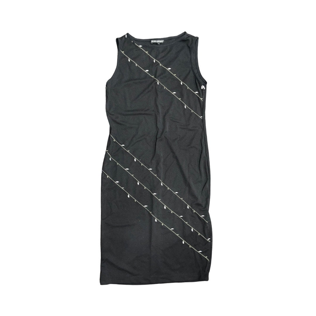 BCBG exclusive for nordstrom sleeveless knee length dress embroidery design