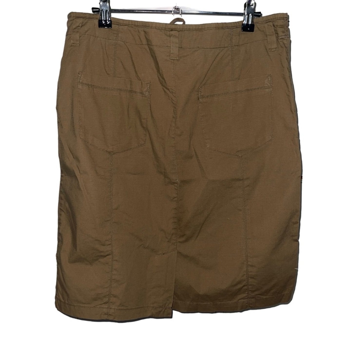 Vintage DownEast Brown Casual Cargo Style Skirt