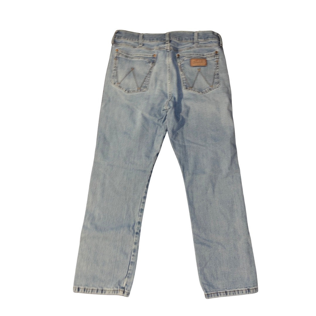 Wrangler Retro Slim Straight Men Denim Jean Cowboy Western Rodeo 36x30