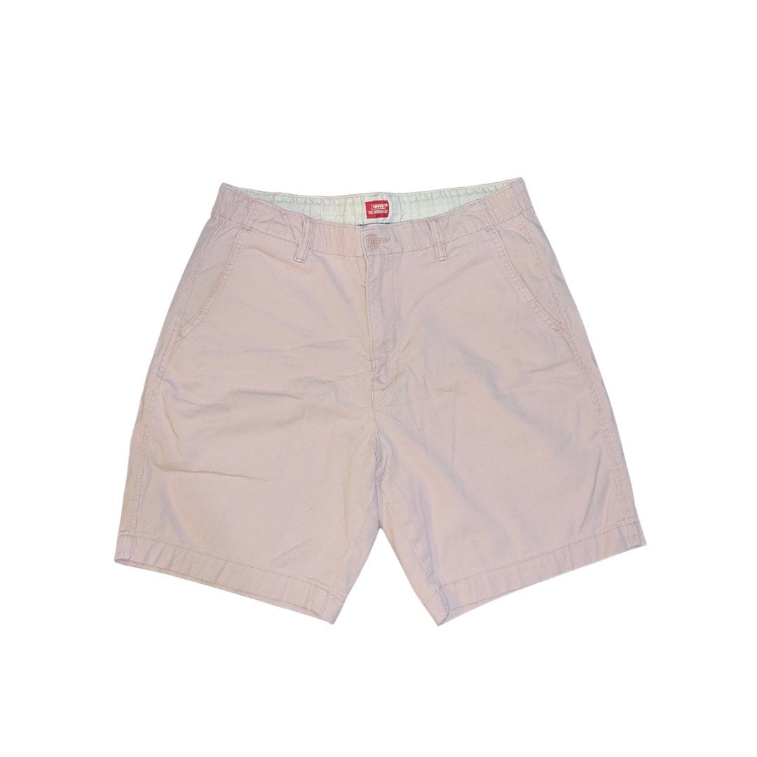 Levi's XX Chino EZ Standard Shorts Pink Drawstring Size 32 Casual Preppy