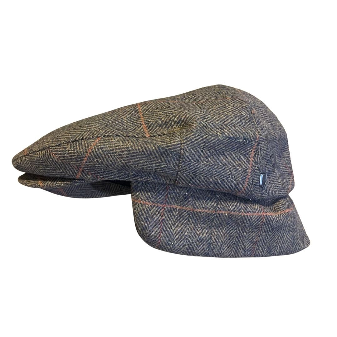 Brixton Newsboy Cap Hooligan Ear Flap Snap Flat NWT Unisex Size Medium 7 1/2
