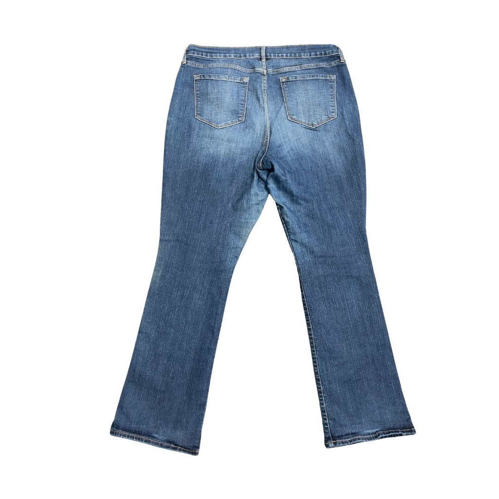 Old Navy Curvy Fit Flare Bootcut Size 16 Blue Wash Stretch Western Streetwear