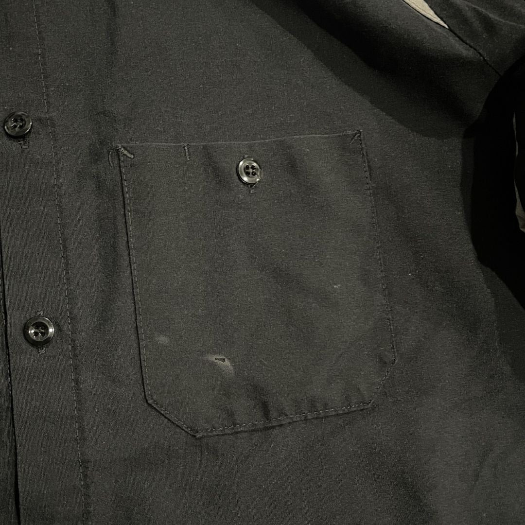 Red Kap Men's Motorsports Work Shirt Long Sleeve Size Large Utility Mechanic