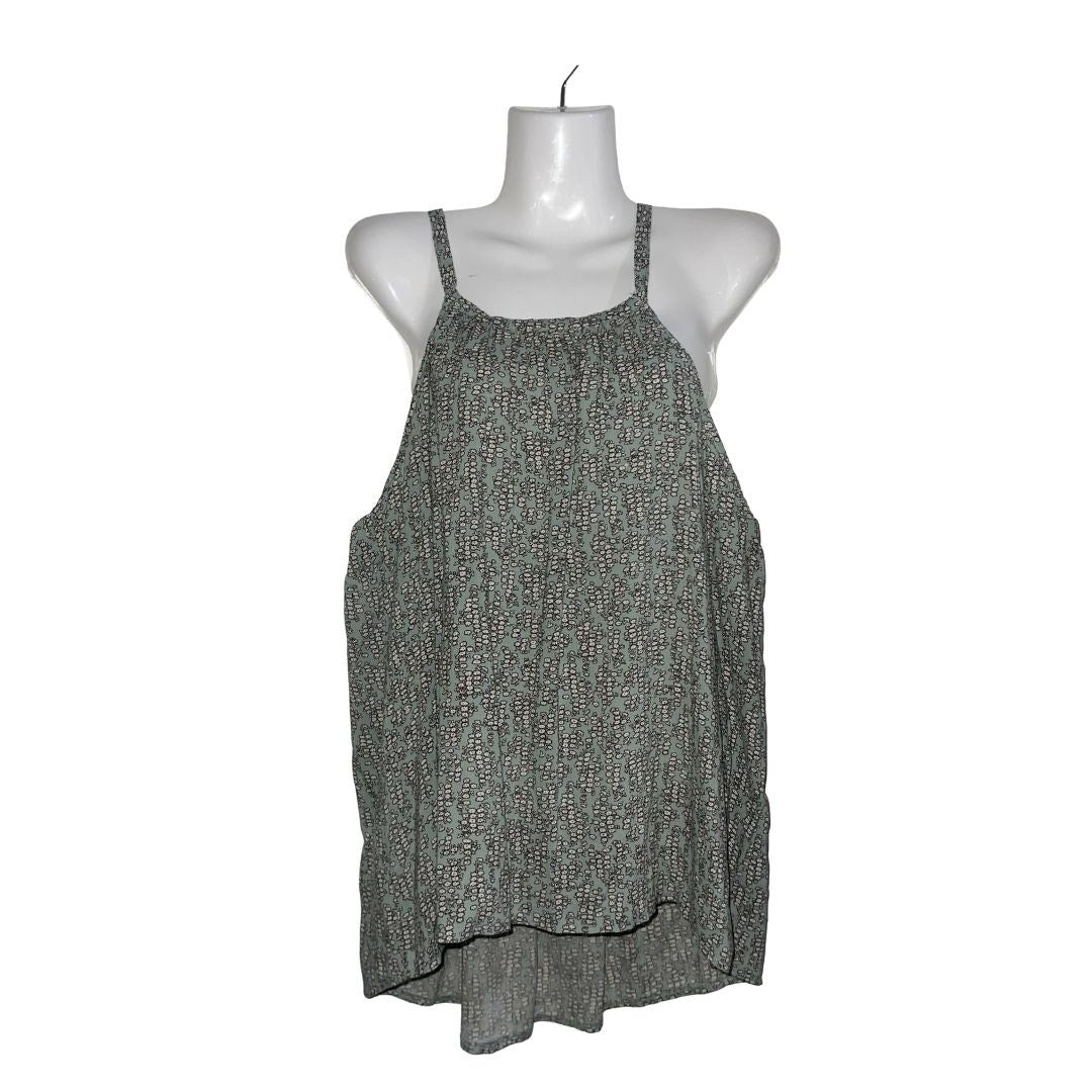 Hagel Bohemian Babydoll Tank Top Camisoles Size Large Crochet Lace Neckline