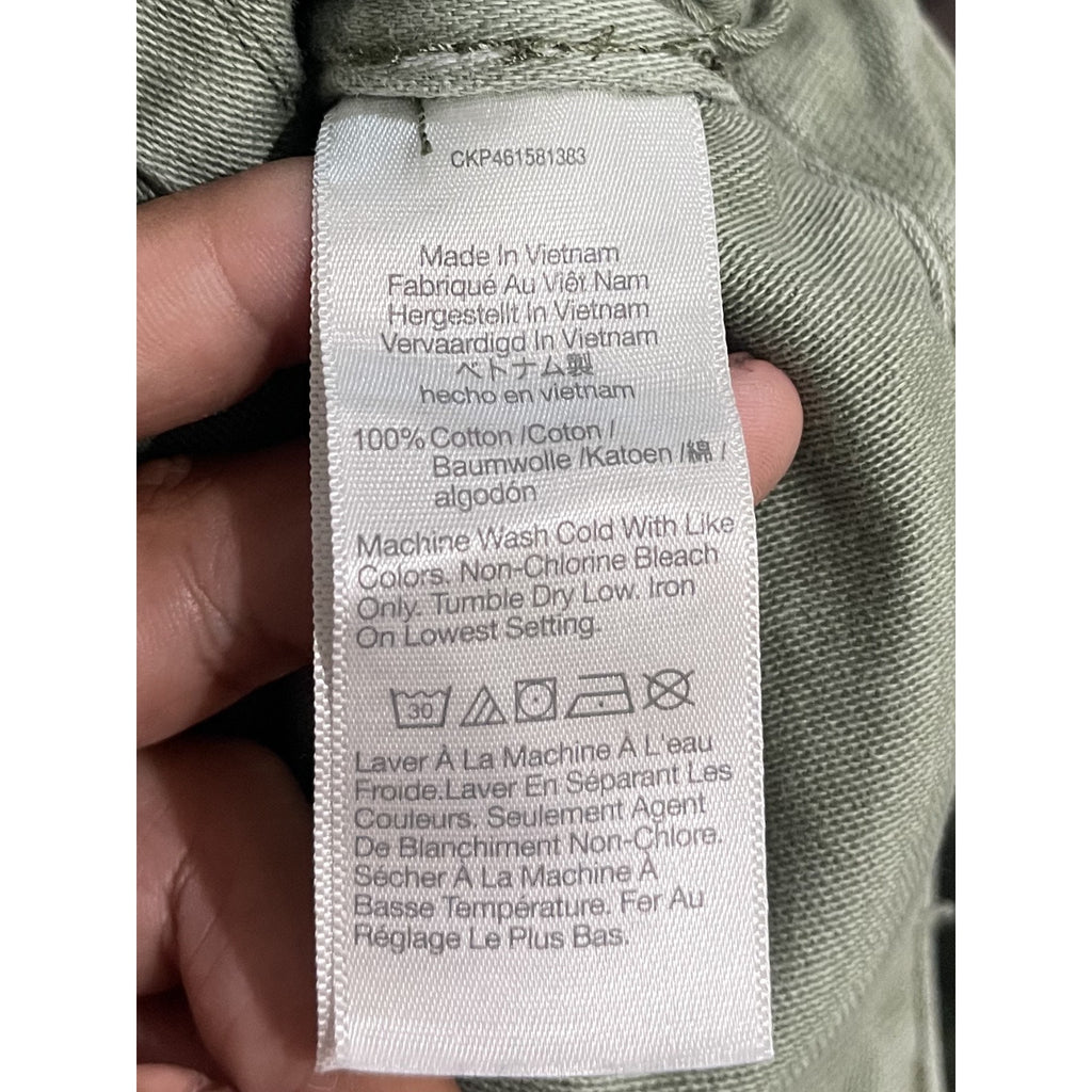 Madewell Curvy Griff Tapered Fatigue Pants 25 Vintage Inspired Relaxed Cropped