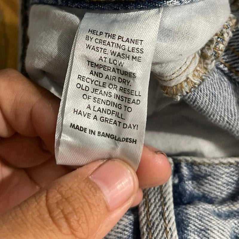 PacSun Distressed 90s Boyfriend Denim Jeans Size 25 Streetwear Y2K 90s