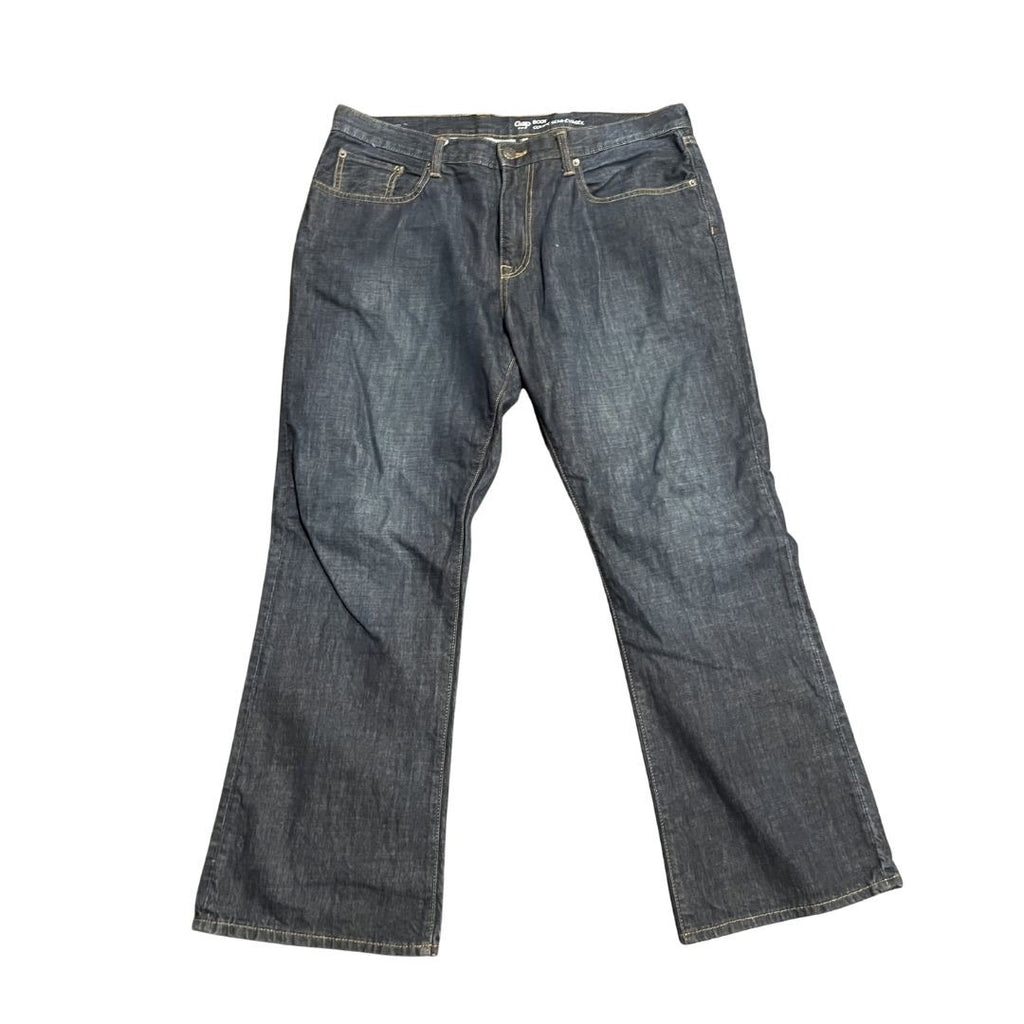 Gap Men's Bootcut Dark Wash Denim Blue Jeans Size 38X30 Western Streetwear
