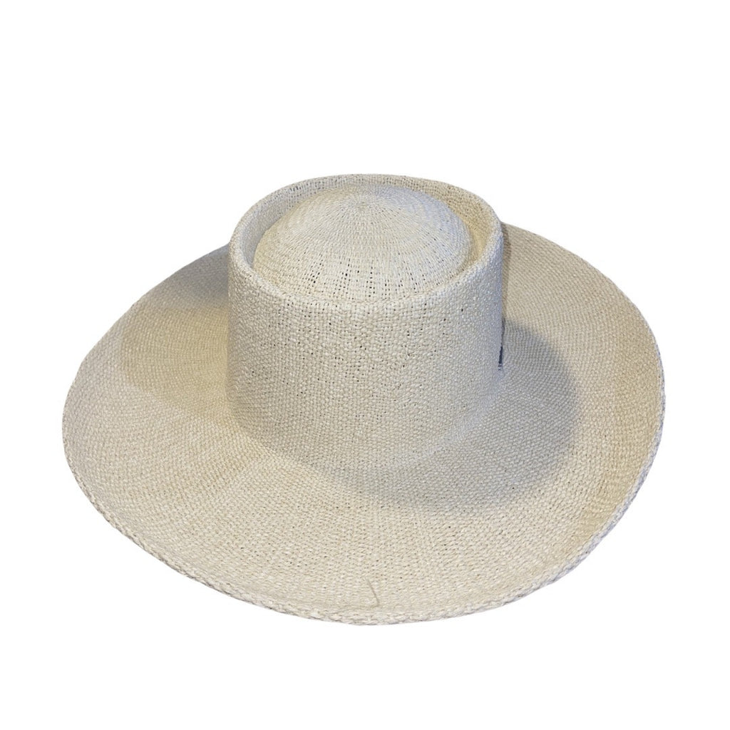 Brixton Cassidy Boater Straw Hat Natural Beige NWT SZ 7 1/2 (58CM) Adjustable