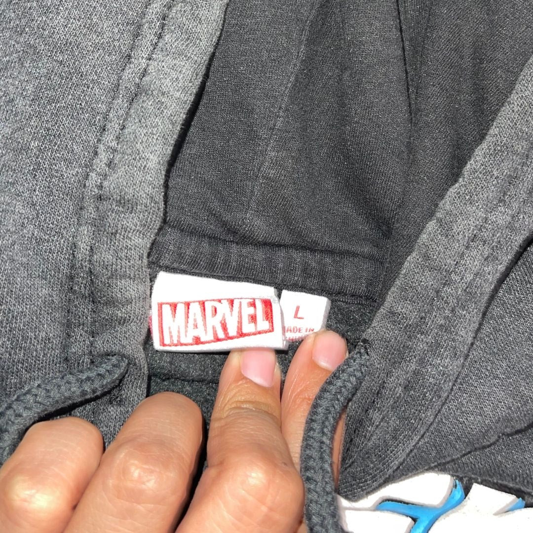 Aeropostale Marvel Black Panther Graphic Hoodie Sweater Large Kangaroo Pocket