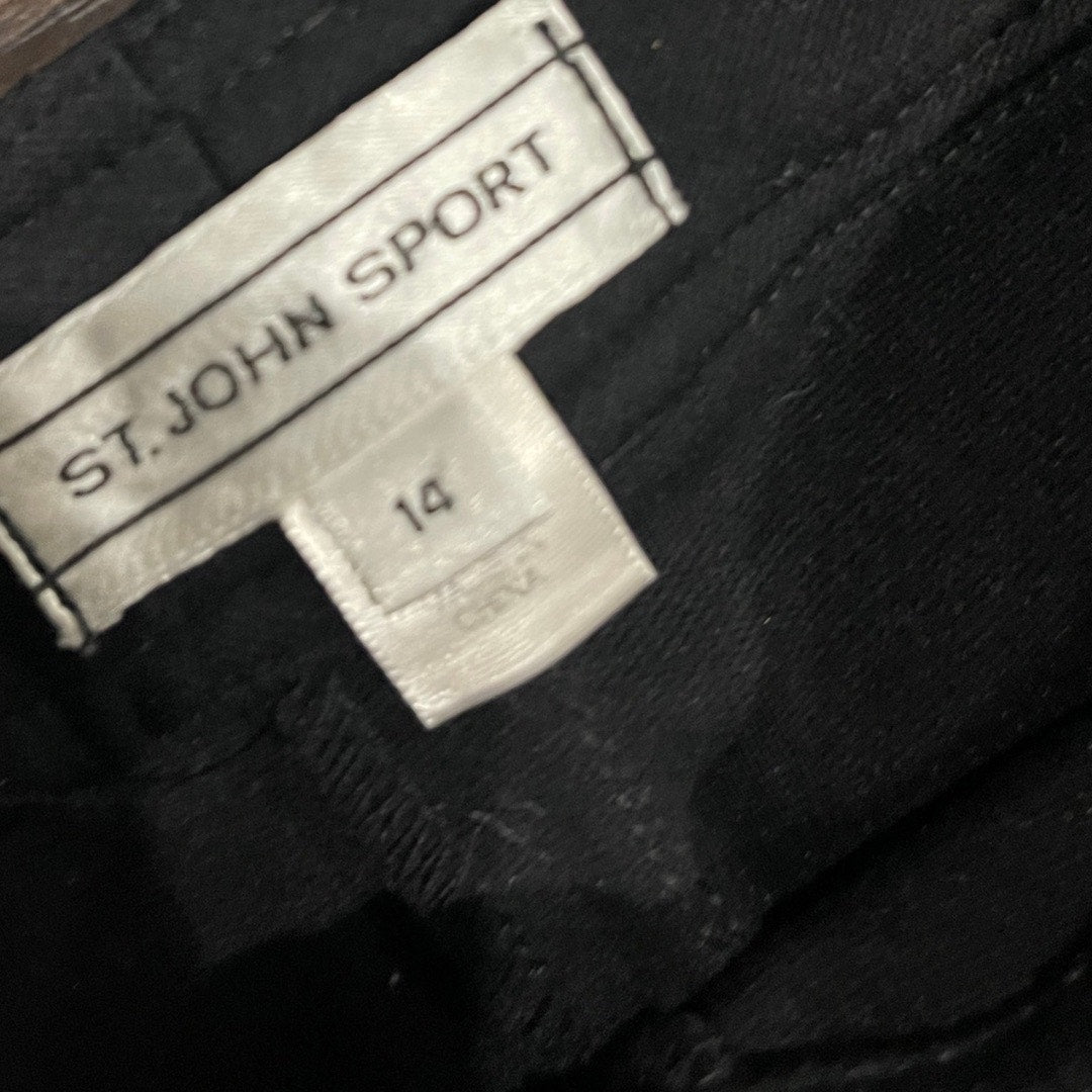 St. John Sport Women Pants Trousers Zipper Dry Clean only Size 14
