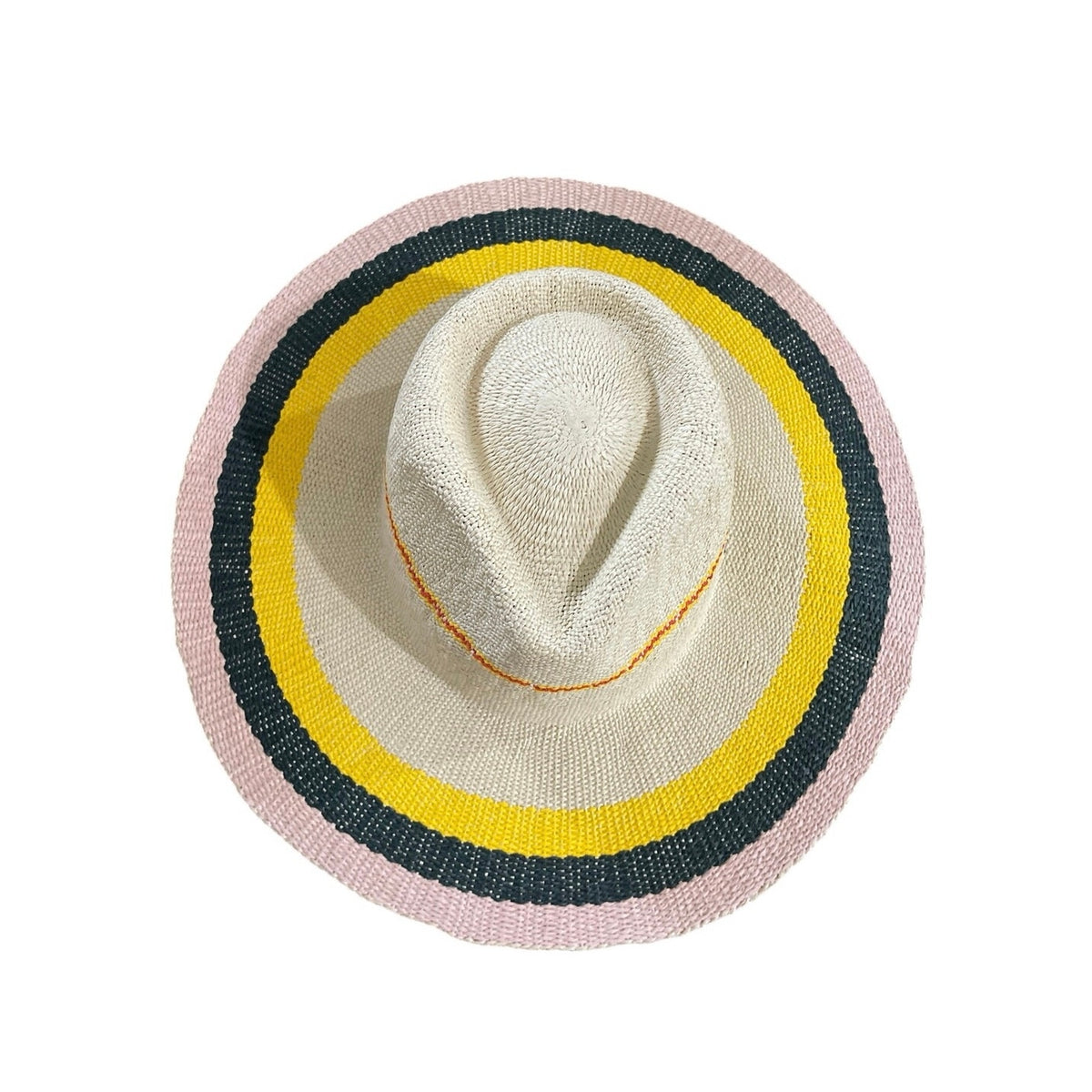 Brixton Pauma 100% Straw Fedora Sunhat SZ S (7) Vacation Beach Resort NWT