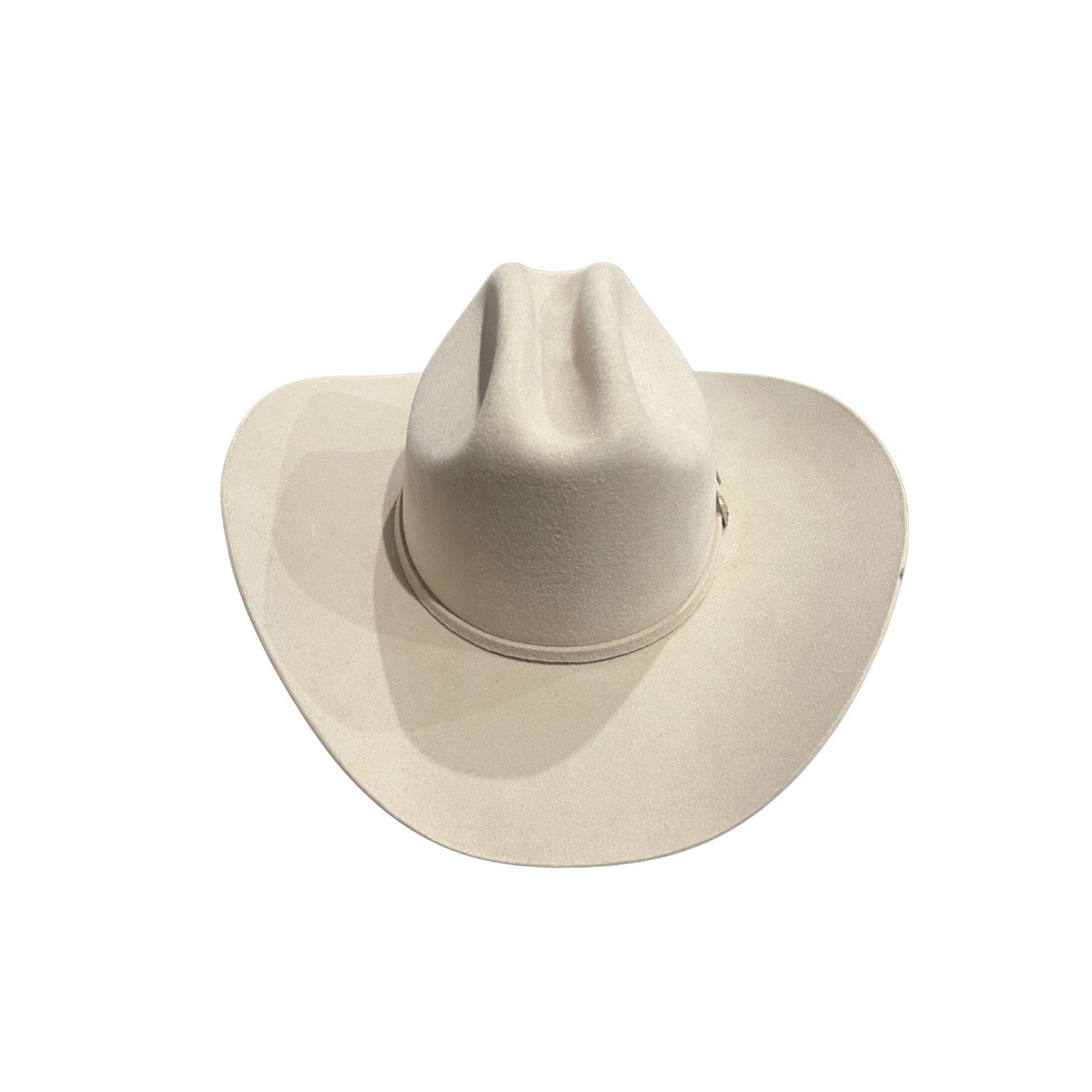 Cristeros Silverbelly Felt Cowboy Hat 7 3/8 Cattleman Crown Western Brim Rancher