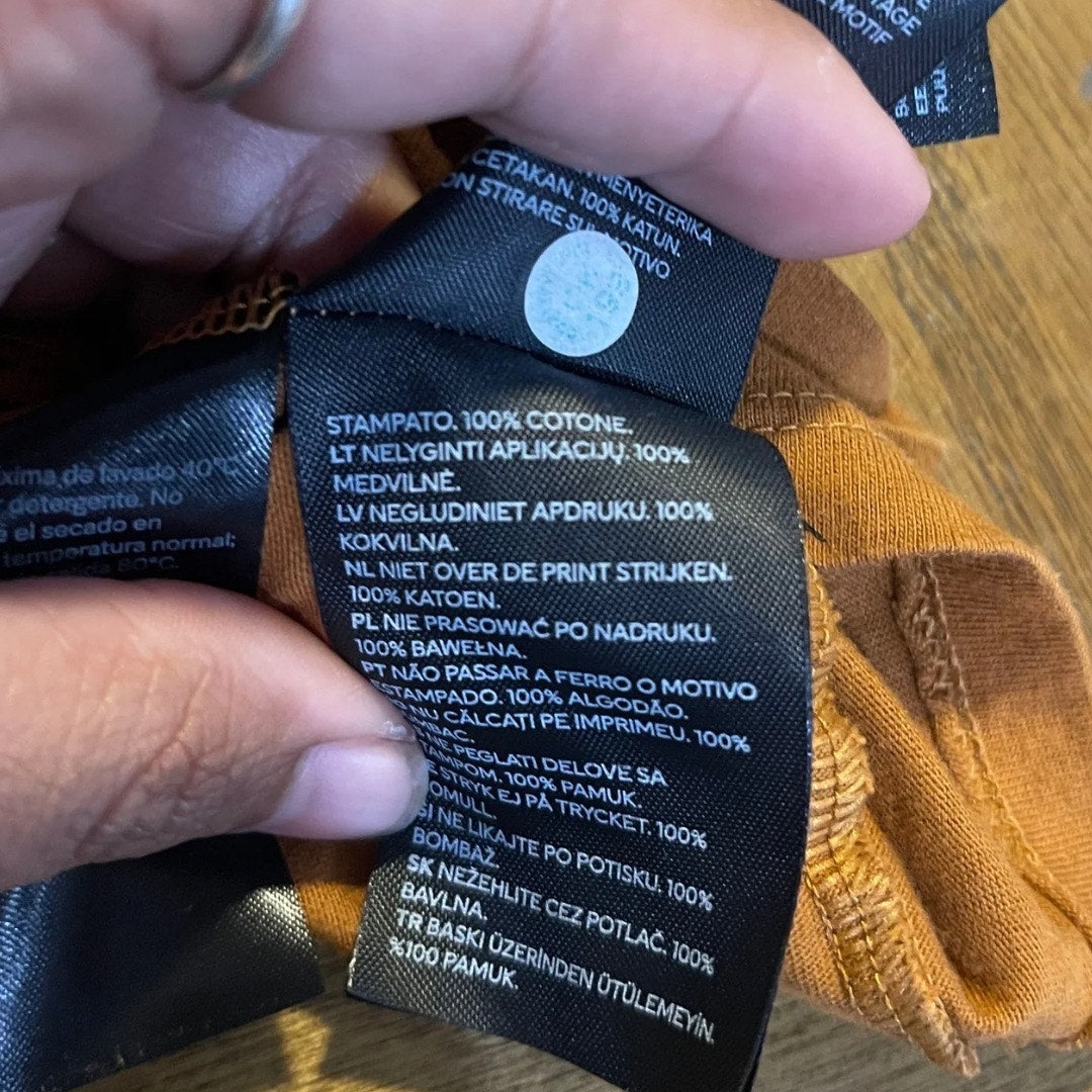 Disney H&M collaboration Disney Mickey Mouse Kids Graphic Cotton T-Shirt SZ 6X/7