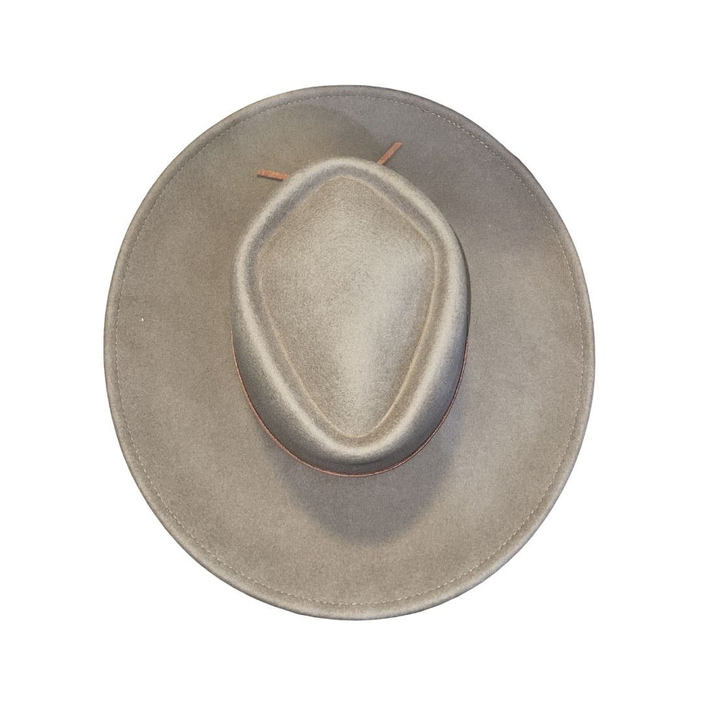 Brixton Brenton Convertabrim Fedora Tobacco Brown SZ Large Adjustable NWT Boho