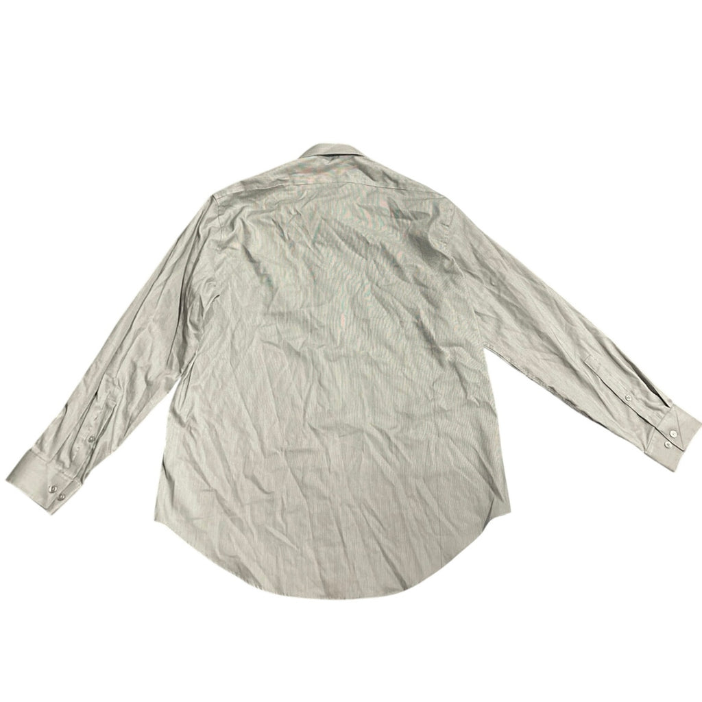 Calvin Klein Steel Slim Fit Stretch Non Iron Pin Stripe Long Sleeve Dress Shirt