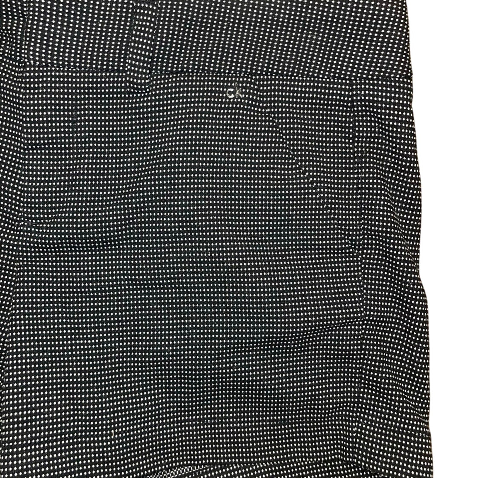 Calvin Klein Cuffed dress Shorts polka dot size 6