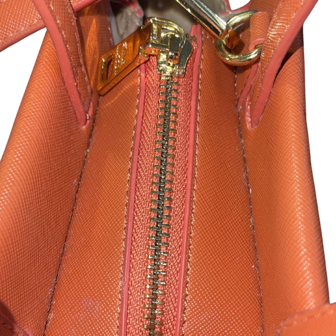 Steve Madden Mini Orange Crossbody Purse Floral Scarf Y2K Adjustable Strap