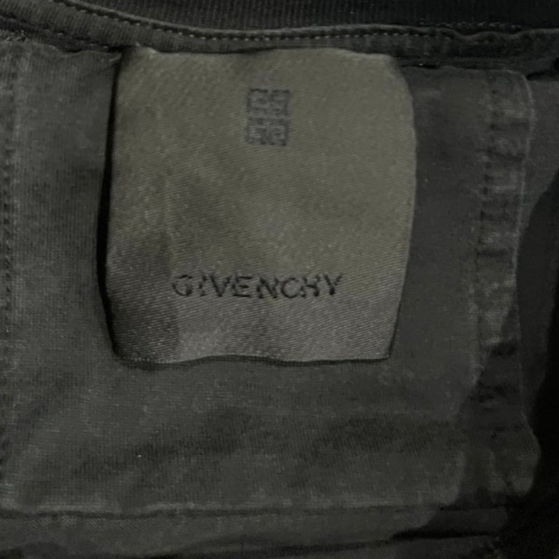 Givenchy 4G Embroidered Logo Crewneck T-Shirt SZ XS Luxury Streetwear Forward