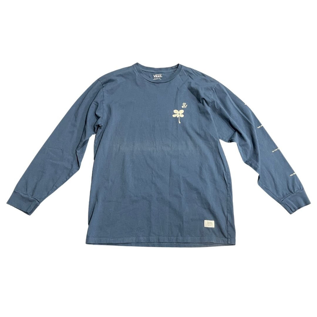 Vans Long Sleeve Be Yourself Off the Wall Classic Fit Shirt L Skater Streetwear