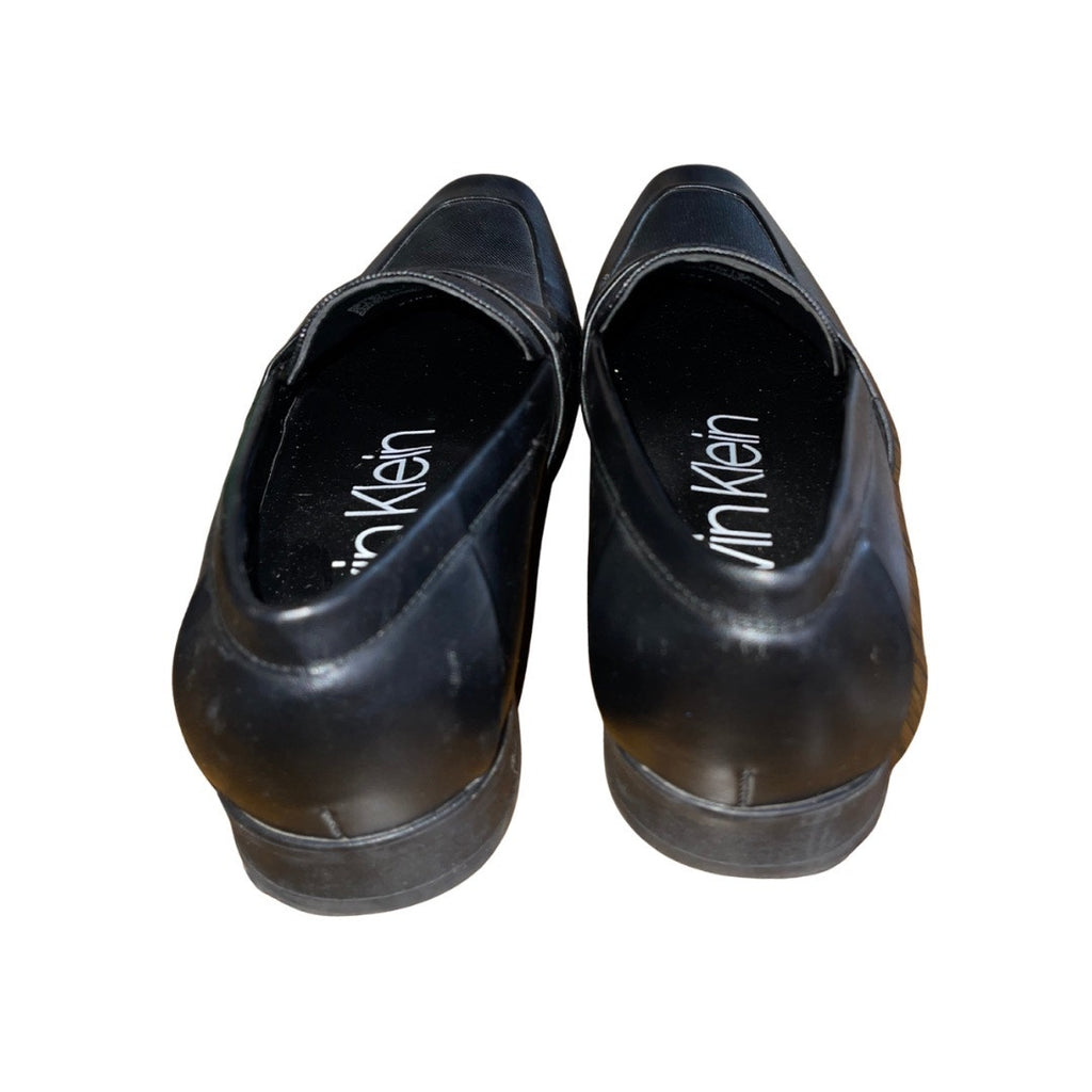 Calvin Klein Men's Black Slip on Dress Shoes Loafer Oxford Size 10