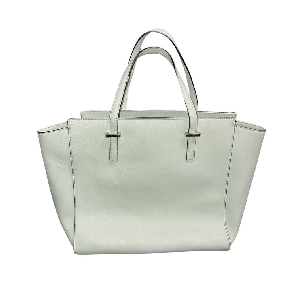 Kate Spade Cedar Street Hayden Satchel Mint Green Leather Handbag Y2K Tote