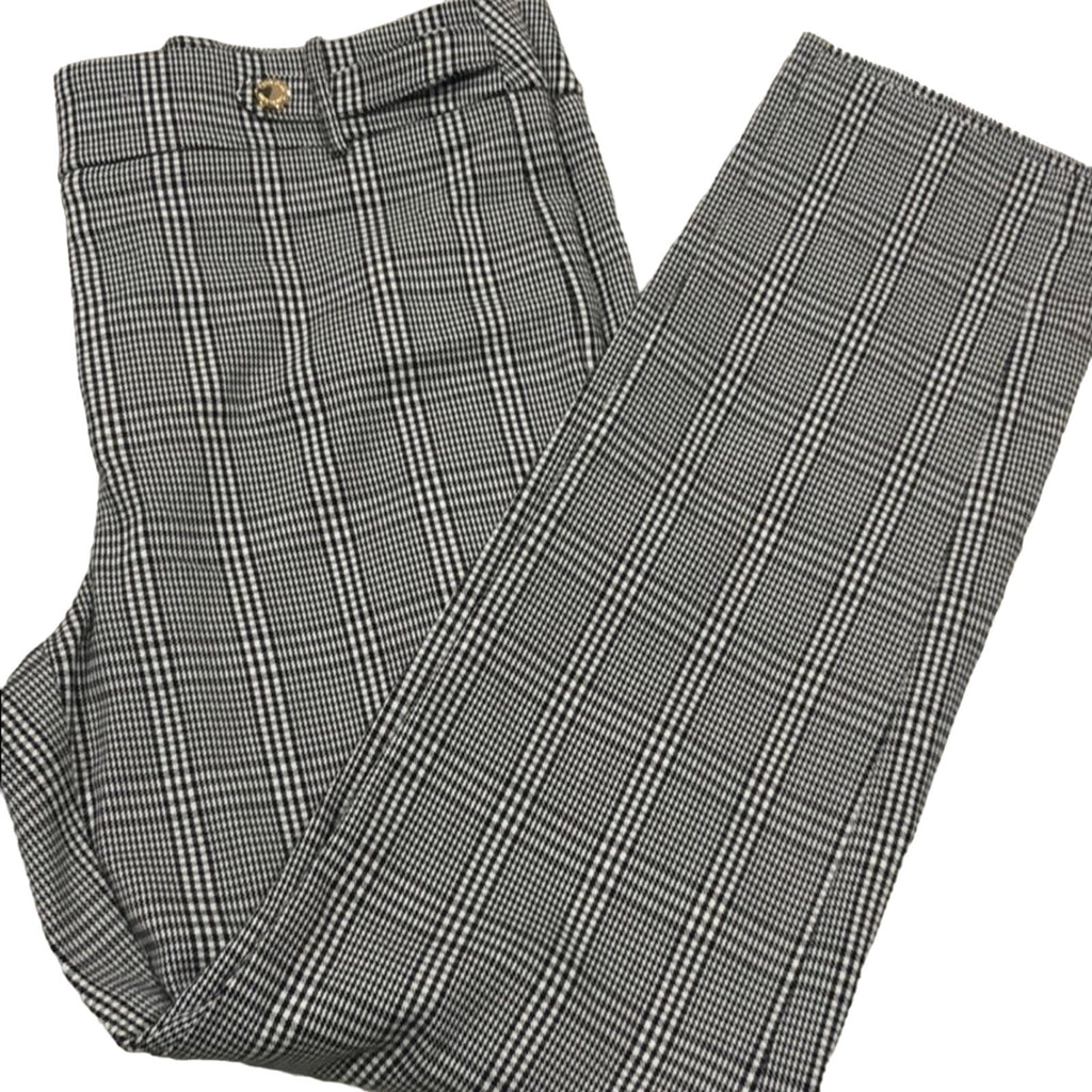 Calvin Klein Dress Career wear Plaid Black and white Pants Size 8 NWT