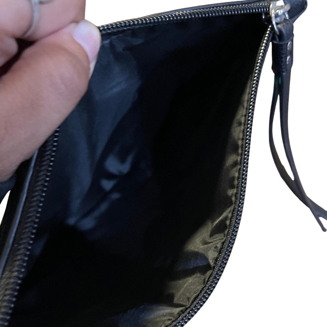 Victoria Secret Multicolored Rainbow Sequin Cosmetic Bag Makeup Pouch 80s NY's