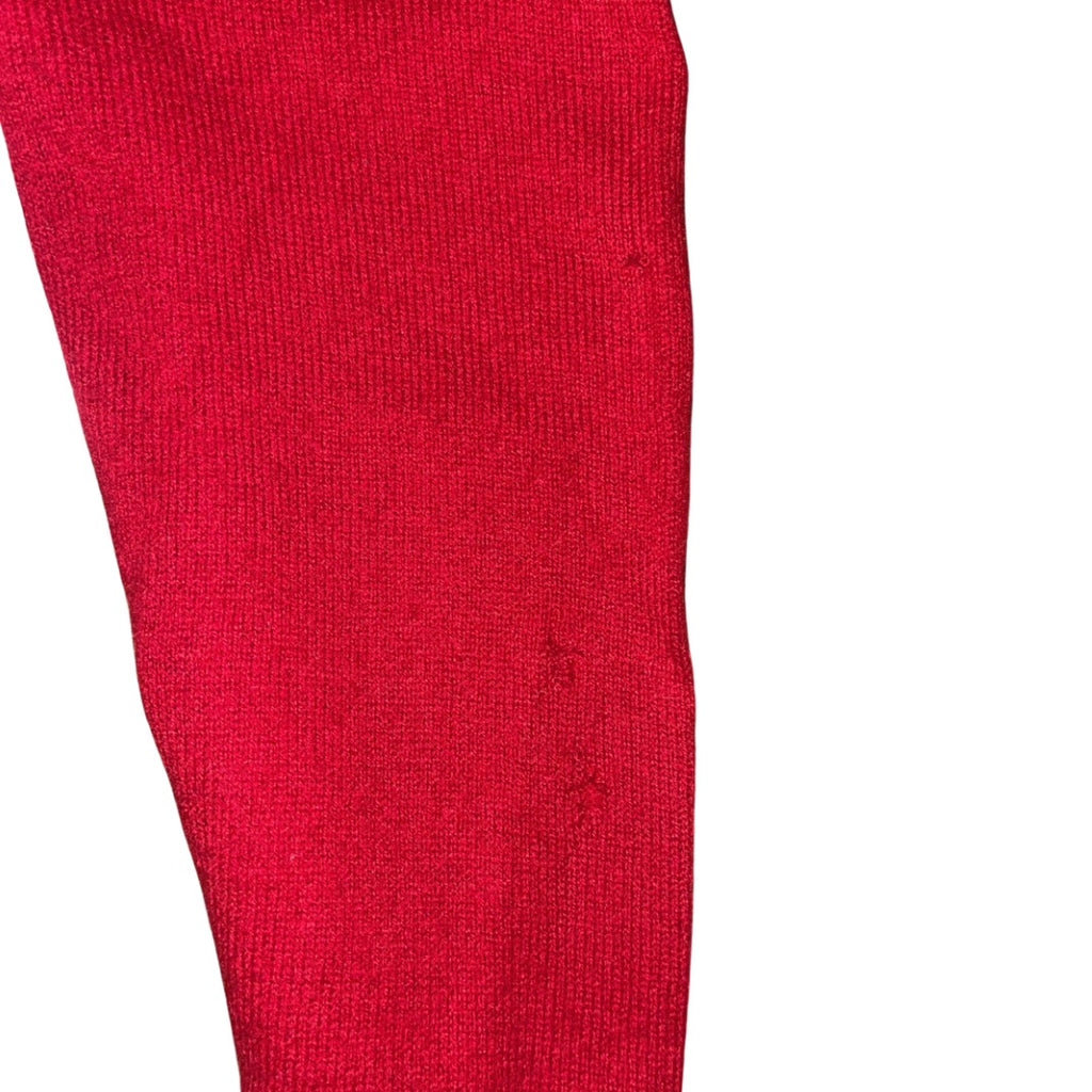 Joe's Jeans the Dani Cashmere Button Crop Cardigan Holiday Red Size Small Preppy