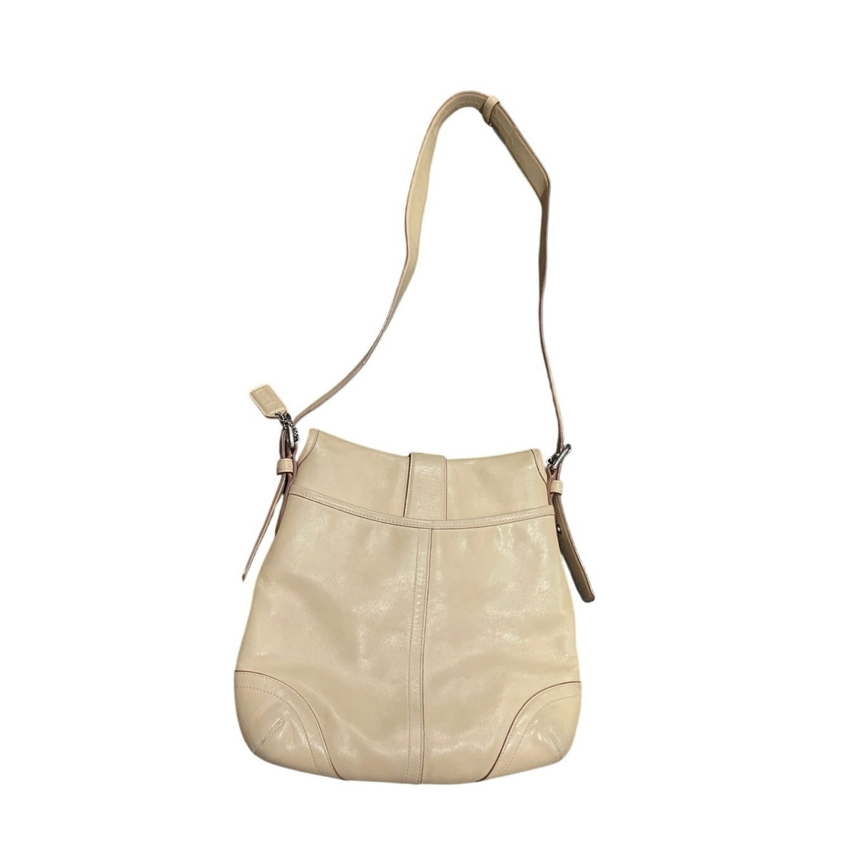 Vintage Coach Soho Buckle Flap Leather Shoulder Crossbody Bag Model 9480 Y2K