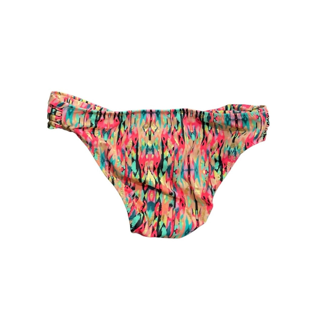 Shade & Shore Aztec Boho Multicolor Hipster Bikini Bottom SZ XS NWT Swimwear