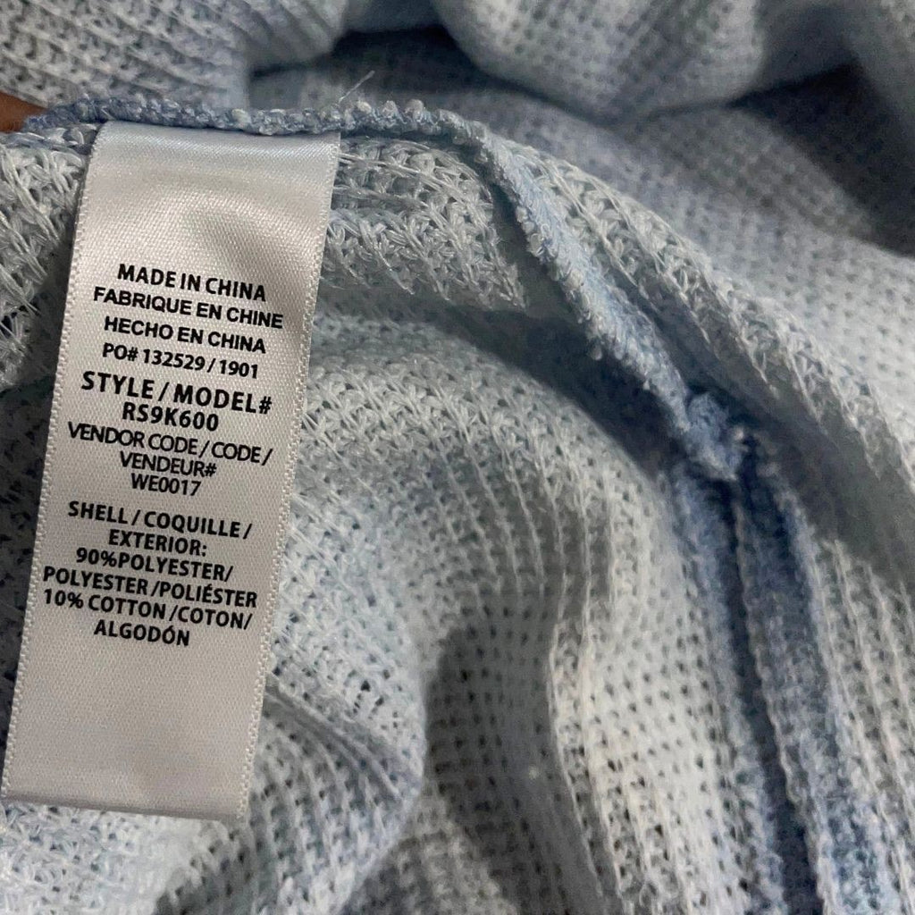 Splendid Waffle Knit Pullover Long Sleeve Crewneck Sweater Medium Ligthweight