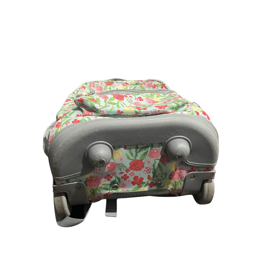 J World Sundance Laptop Rolling Backpack Floral School Work Travel Vacation