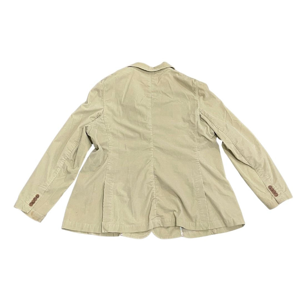 Lands End Women Corduroy Button Blazer Pockets Size 18 Preppy Career Office