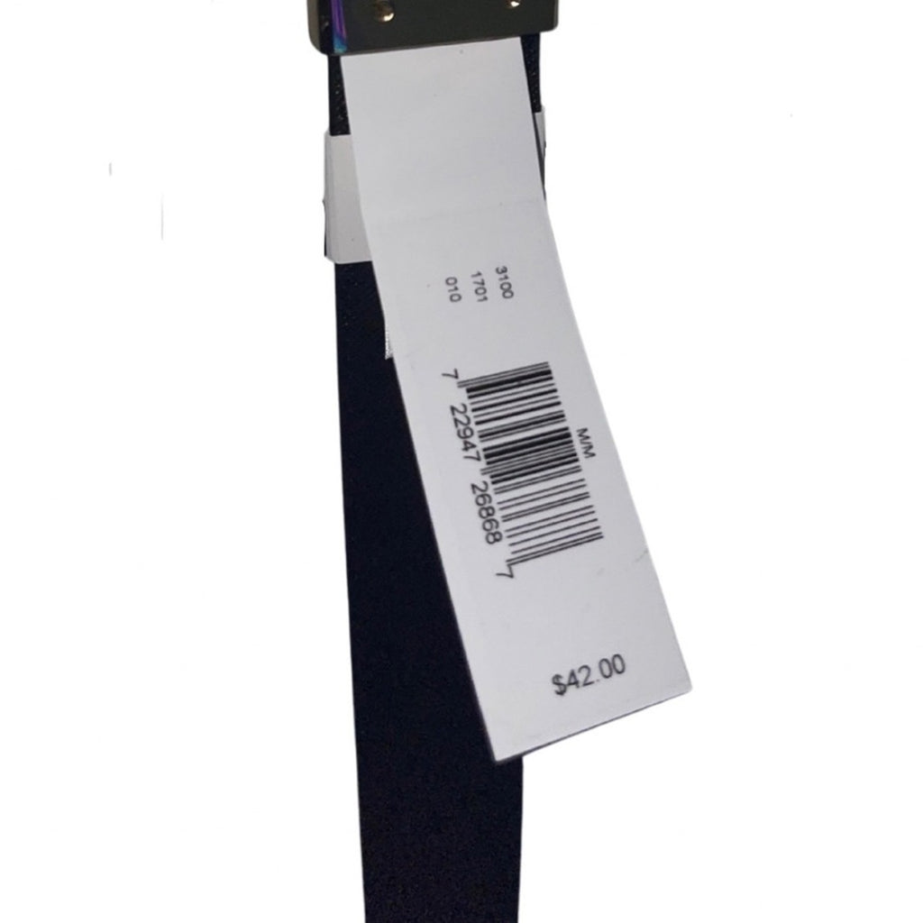 Calvin Klein CK Genuine Leather Reversible Belt Black Size Medium