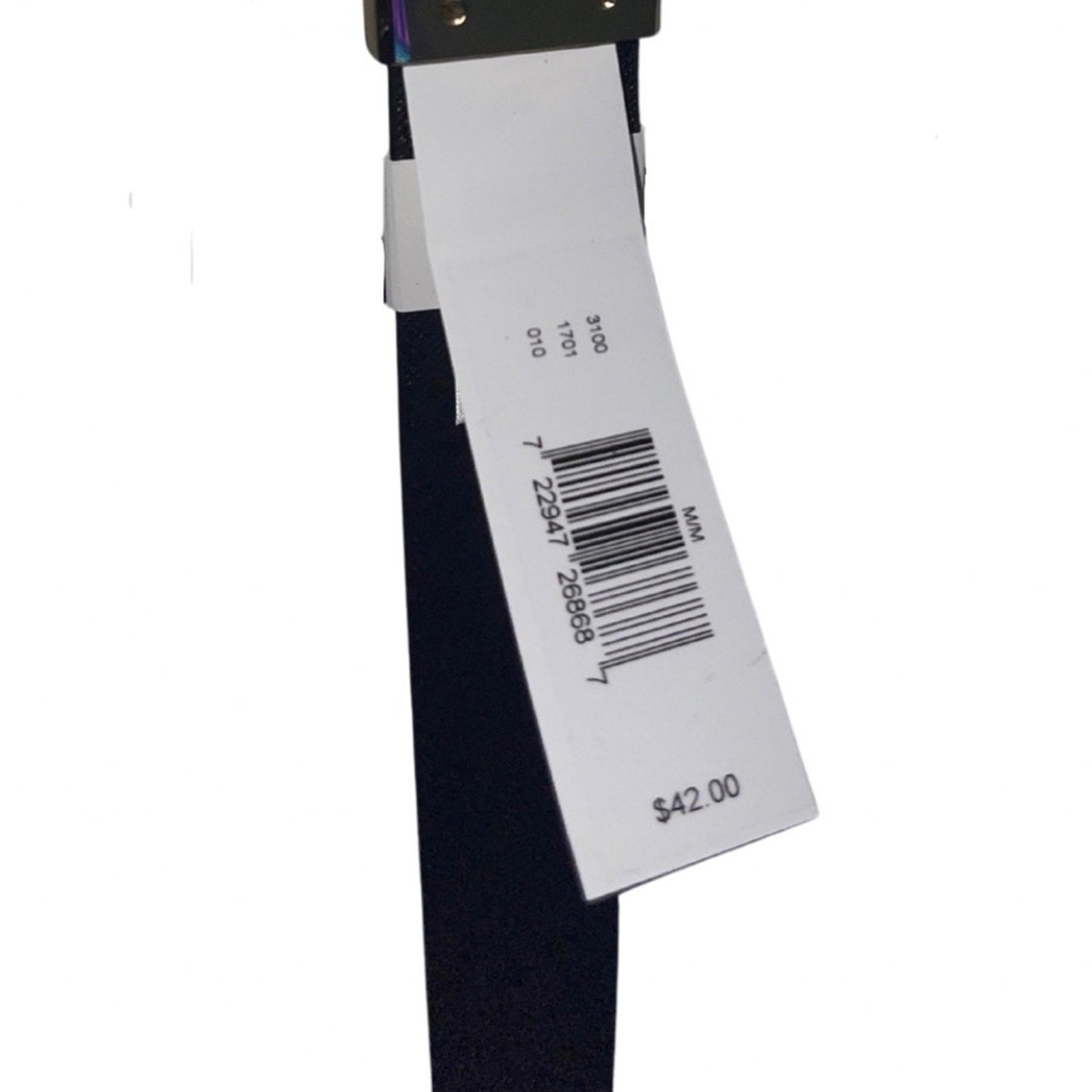 Calvin Klein CK Genuine Leather Reversible Belt Black Size Medium